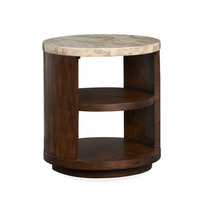 Jenkins 22" End Table with Storage - Burnt Umber | Table de bout Jenkins de 22 po avec rangement - terre d’ombre brûlée