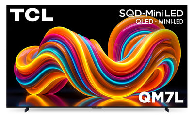 TCL 98" QM7L QD Mini-LED 4K UHD HDR Smart TV with Google TV (98QM7L) - 2026 Model | Téléviseur intelligent QD Mini DEL TCL QM7L UHD 4K UHD HDR de 98 po avec Google TV (98QM7L) - modèle 2026