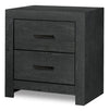 Table de nuit Soren de 22 po (L) x 24 po (H) à 2 tiroirs - gris graphite