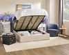 Fauteuil d’appoint Lexi de 28,35 po en tissu - bleu