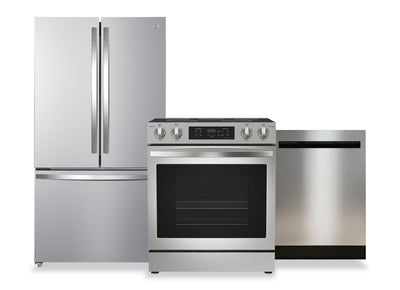 Kenmore 3-Piece Kitchen Appliance Package – Stainless Steel | Ensemble de 3 électroménagers Kenmore pour la cuisine - acier inoxydable | KE01KPK3