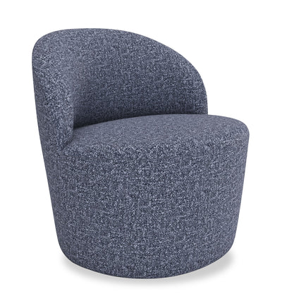 Lexi 28.35" Fabric Accent Chair – Blue | Fauteuil d’appoint Lexi de 28,35 po en tissu - bleu