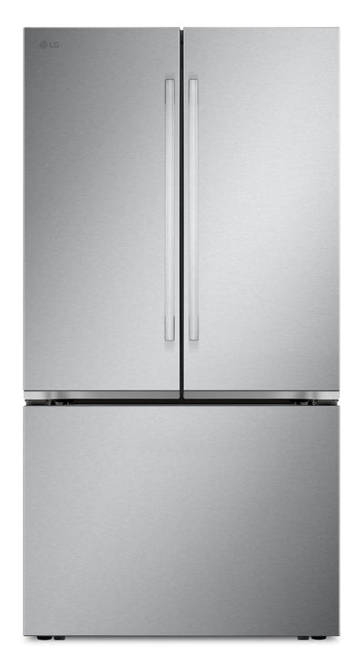 LG 36" 32 Cu. Ft. Standard-Depth MAX® French 3-Door Refrigerator - LF32BSH42S| Réfrigérateur à 3 portes LG de 32 pi3 et de 36 po à portes françaises de profondeur standard MAXMD - LF32BSH42S