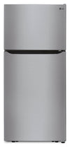 Réfrigérateur LG de 20 pi3 et de 30 po à congélateur supérieur - argenté platine - LTCS20020V