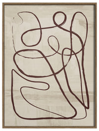 Toile décorative encadrée « Irregularity » - 18 po x 24 po