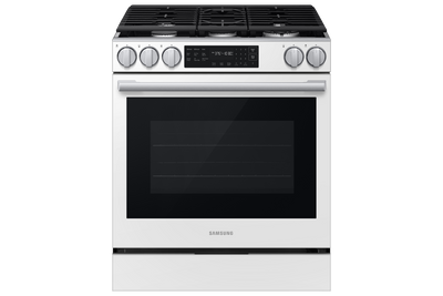 Samsung 6 Cu. Ft. Slide-In True Convection Range with Air Fry Max - White - NSG80H60SWAA | Cuisinière encastrée Samsung de 6 pi3 à convection véritable avec friture à air Air Fry Max - blanc - NSG80H60SWAA