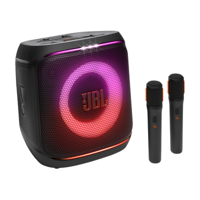 JBL PartyBox Encore 2 100W Portable Party Speaker with 2 Microphones (JBLPBENCORE22MICAM) - Black | Haut-parleur de fête portatif de 100 W PartyBox Encore 2 de JBL avec 2 microphones (JBLPBENCORE22MICAM) - noir