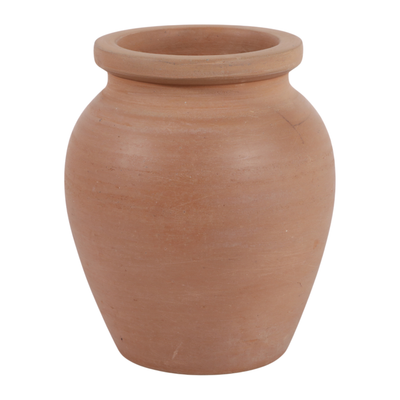 6” Terracotta Bud Vase – Earth Brown | Vase à fleurs de 6 po en terre cuite - brun terreux
