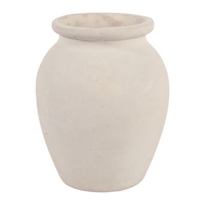 6.75” Contemporary Bud Vase – Ivory | Vase à fleurs contemporain de 6,75 po - ivoire