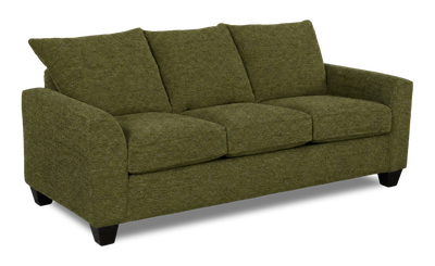 Made in Canada Customizable Sofa Lab Arc 86" Fabric Sofa – Chenille Moss | Sofa personnalisable Arc de Sofa Lab de 86 po fabriqué au Canada en tissu - Chenille Moss