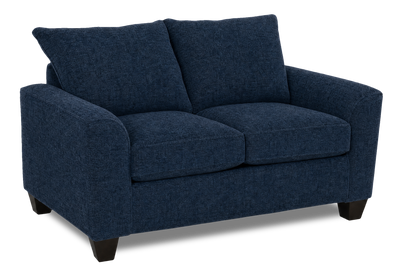 Made in Canada Customizable Sofa Lab Arc 63" Fabric Loveseat – Chenille Pacific | Causeuse personnalisable Roll de Sofa Lab de 63 po fabriqué au Canada en tissu - Chenille Pacific