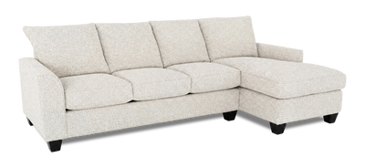 Made in Canada Customizable Sofa Lab Arc Fabric Right-Facing Sofabed Sectional - Teddy Riverrock | Sofa-lit sectionnel de droite personnalisable Arc de Sofa Lab fabriqué au Canada en tissu - Teddy Riverrock