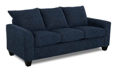 Made in Canada Customizable Sofa Lab Arc 38" Fabric Sofa Bed - Chenille Pacific | Sofa-lits personnalisable Arc de Sofa Lab de 38 po fabriqué au Canada en tissu - Chenille Pacific