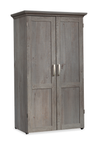 Armoire décorative de rangement Boon de 35,12 po avec surface de travail pliable - chêne mystique