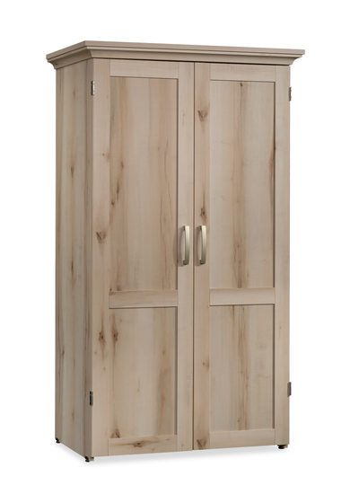 Boon 21.81" Storage Accent Cabinet with Fold Out Work Surface – Pacific Maple | Armoire décorative de rangement Boon de 21,81 po avec surface de travail pliable - érable Pacifique