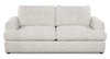 Sofa personnalisable Curve de Sofa Lab de 86 po de format condo fabriqué au Canada en tissu - Teddy Riverrock