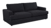 Sofa personnalisable Curve de Sofa Lab de 88 po fabriqué au Canada en tissu - Teddy Raven