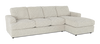 Sofa avec fauteuil long de droite personnalisable Curve de Sofa Lab fabriqué au Canada en tissu - Teddy Riverrock