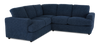 Sofa sectionnel 2 pièces personnalisable Curve de Sofa Lab fabriqué au Canada en tissu - Chenille Pacific