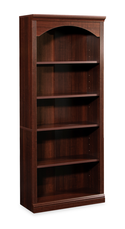 Halston 29.29” 5-Shelf Bookcase with Adjustable Shelves – Select Cherry | Bibliothèque Halston de 29,29 po à 5 tablettes avec tablettes réglables - cerisier raffiné