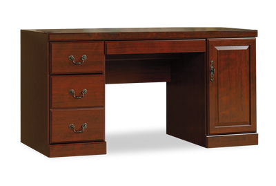 Heritage 59.25" Computer Office Desk with Cable Management – Classic Cherry | Bureau d’ordinateur Heritage de 59,25 po avec système de gestion des câbles - cerisier classique