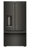 Réfrigérateur KitchenAid de 23,1 pi³ et de 35,6 po à profondeur de comptoir à portes françaises - minerai noir - KRFC536SBE