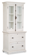 Classeur Milson de 32 po avec portes en verre - albâtre