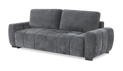 Moonlight Fabric Full-Size Sleeper Sofa with Removable Back Cushions –Mineral | Sofa-lit double Moonlight po en tissu avec coussins de dossier amovibles - minéral