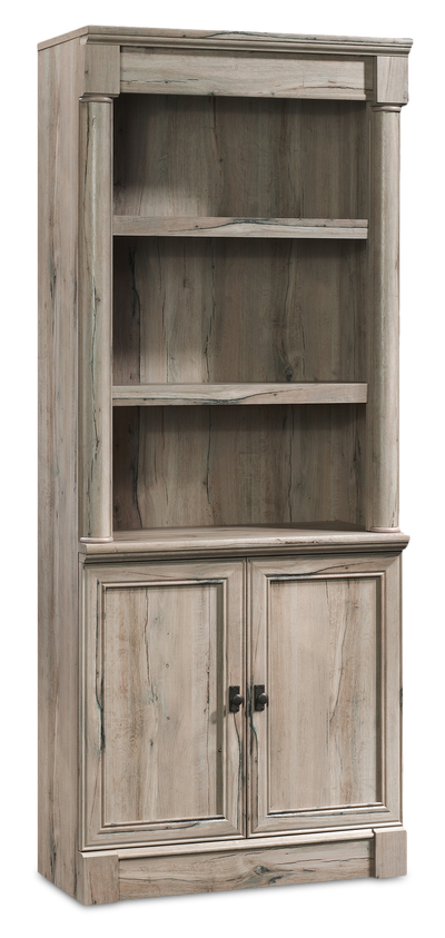 Palladia 29.37” Traditional Bookcase with Storage Cabinet – Split Oak | Bibliothèque traditionnelle Palladia de 29,37 po avec armoire de rangement - chêne fendu