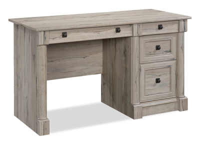 Palladia 53.15" Office Desk with 3 Drawers – Split Oak | Bureau Palladia de 53,15 po à 3 tiroirs - chêne fendu