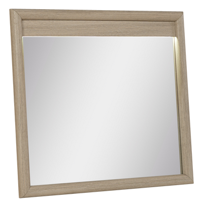 Rocco Bedroom Dresser Mirror - Light Brown | Miroir de commode de chambre à coucher Rocco - brun clair