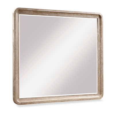 Sasha Bedroom Dresser Mirror - Natural Oak Brown | Miroir de commode de chambre à coucher Sasha - brun chêne naturel