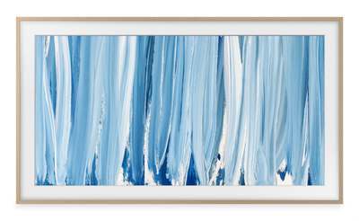 Samsung Customizable Bezel for 65” The Frame Pro TV – Beige Wood | Cadre décoratif personnalisable pour téléviseur The Frame Pro de 65 po de Samsung - bois beige | SCFH65TK