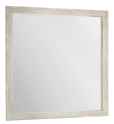 Soren Bedroom Dresser Mirror, Attachable, Wall Hanging - Bleached Oak | Miroir de commode de chambre à coucher Soren, à fixer au meuble ou à suspendre au mur - chêne blanchi