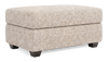 Pouf de rangement personnalisable Trunk de Sofa Lab de 39 po fabriqué au Canada en tissu - Plush Parchment