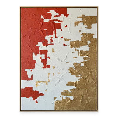 Endless Transform Hand Painted Heavy Textured Wall Art – 36” x 48” | Œuvre d’art murale « Endless Transform » peinte à la main à texture épaisse - 36 po x 48 po