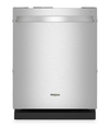 Lave-vaisselle Whirlpool de 24 po et de 47 dBA avec commandes sur le dessus et 3e panier - acier inoxydable - WDTF5024SZ