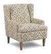 Fauteuil d’appoint à oreilles personnalisable de Sofa Lab de 30 po fabriqué au Canada en tissu - tissu décoratif Lemonade