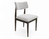 Chaise de salle à manger Ren en tissu de polyester - beige