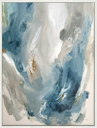 Toile décorative encadrée « Quiet Waters I » - 32 po x 42 po
