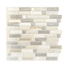 Dosseret Smart Tiles peler et coller 10 x 10, 4 feuilles - Crescendo Ciotta