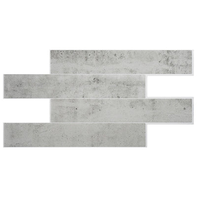 Smart Tiles Peel and Stick 2-Sheet 23 x 12 Backsplash - Norway Alta|Dosseret Smart Tiles peler et coller 23 x 12, 2 feuilles - Norway Alta