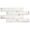 Dosseret Smart Tiles peler et coller 21 x 11, 2 feuilles - Brik Toscana