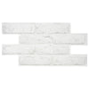 Dosseret Smart Tiles peler et coller 21 x 11, 2 feuilles - Brik Zurich