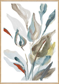 Œuvre d’art encadrée mate sous verre « Spring Fling II » - 25 po x 37 po