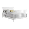 Ensemble de lit de bébé convertible en lit double Sydney - blanc