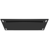 Hotte de cuisinière affleurée au plafond Victory noire - Sunset-BK