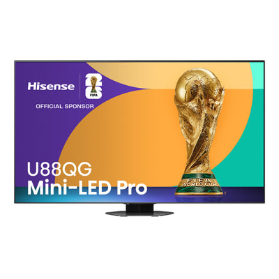 HISENSE 65" U88QG Mini-LED Pro QLED 4K UHD AI Smart Google TV (65U88QG) - 2025 Model | Téléviseur intelligent QLED à Mini DEL Pro HISENSE U88QG UHD 4K de 65 po avec IA et Google TVMC (65U88QG) - modèle 2025