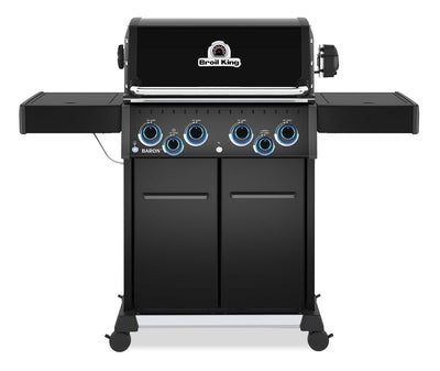 Baron 490 Pro Shadow 65,000-BTU Natural Gas Grill – Black - 674147 | Barbecue à gaz naturel BaronMC 490 Pro Shadow de 65 000 BTU - noir - 674147