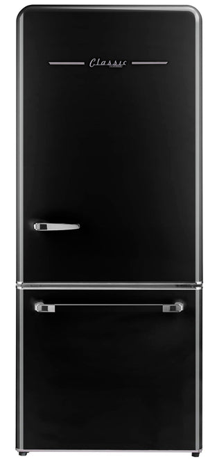 Classic Rétro par Unique sans givre Réfrigérateur à congélateur dans le bas de 18 pi³ - UGP-510L B AC